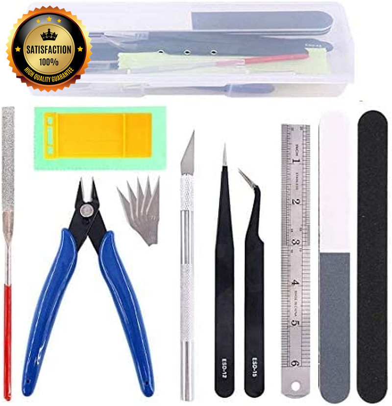 15Pcs Gundam Model Tools Kit Gunpla Tool Kits Modeler Basic Tools Craft Set with