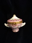Faux Limoges Small Hand Painted Porcelain Trinket Box