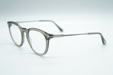 NEW TOM FORD TF 5905-B 096 TRANSPARENT GRAY AUTHENTIC EYEGLASSES FRAMES 49-21