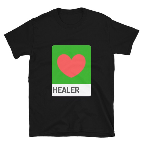 T-shirt RANGD DPS – Design Gamer Pour FFXIV, WoW, DnD, Etc., Noir, Coton, Neuf