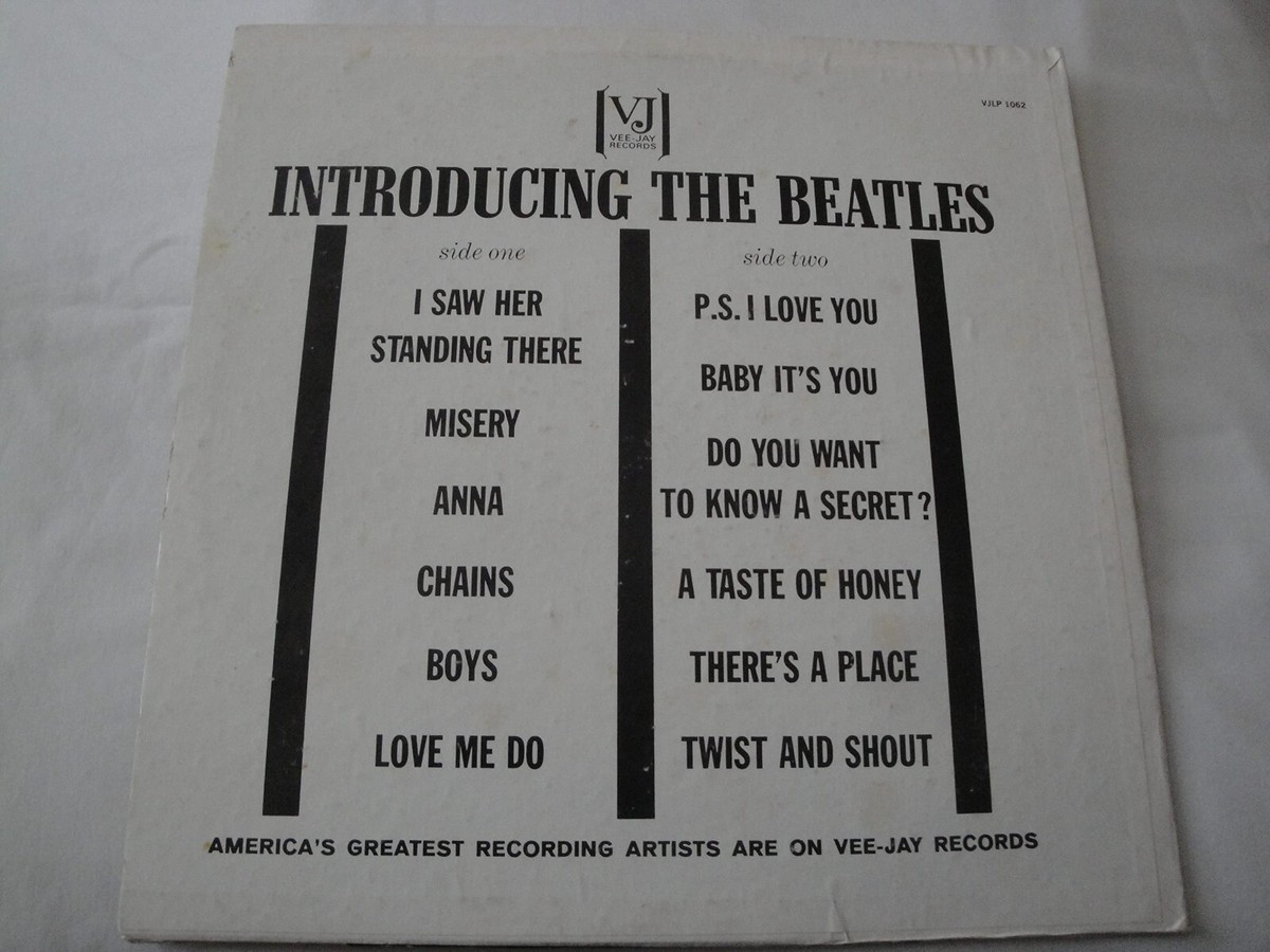 THE BEATLES introducing the beatles ENGLANDS NO.1 VOCAL