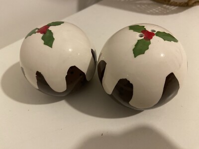 Weihnachten Pudding Salz & Pfefferstreuer Weihnachten Tisch Party Deko Kruzifix Set