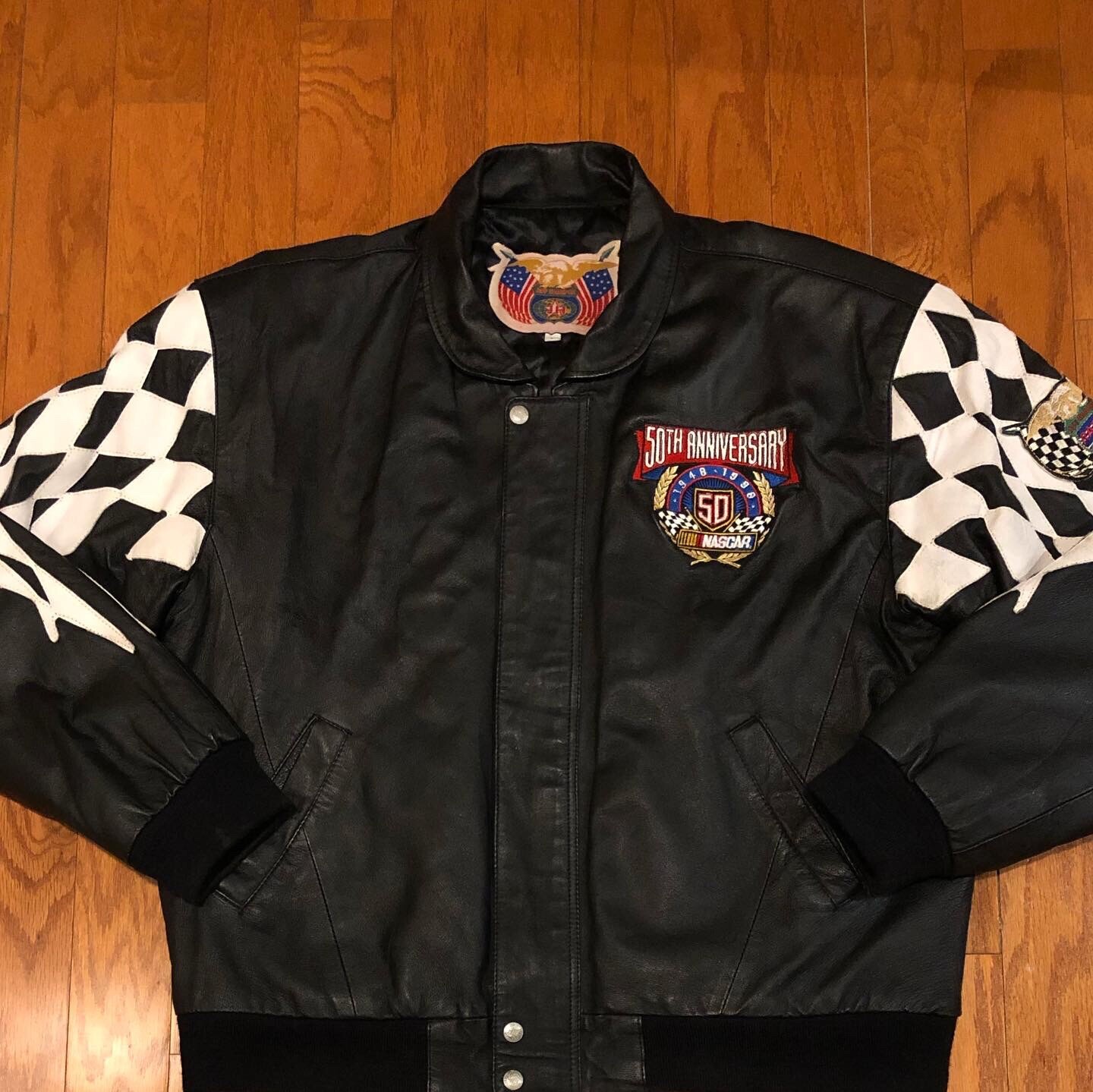 NASCAR 50th Anniversary Leather Jacket 