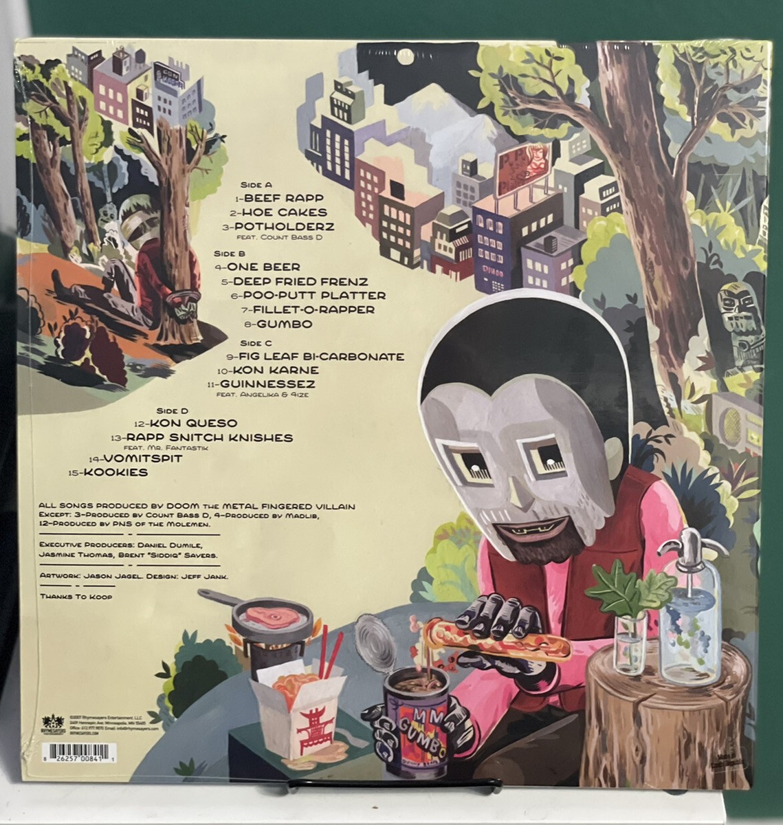 MF DOOM - MM.. FOOD pink and green 2xLP gatefold sleeve | eBay