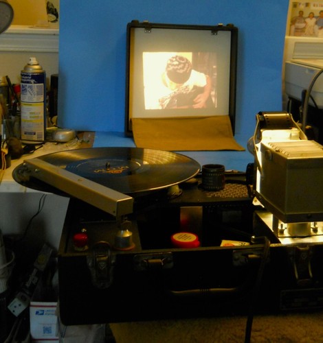 PICTUREPHONE # L PHONO-SOUND & FILMSTRIP PROJECTOR 50s AUDIO VISUAL A+ WORKING - Picture 8 of 24
