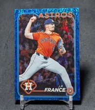J.P. France Blue Foil /999 2024 Topps Update Series Card #US26 Houston Astros
