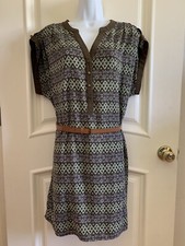 Forever 21 Contemporary Womens Junior Belted Dress S Small Short Sleeve