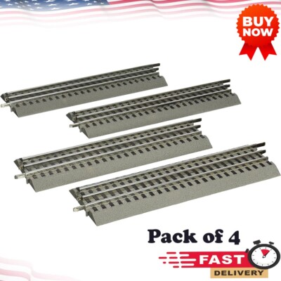 Fastrack 10 FasTrack 10” Straight Track, Electric O Gauge, High-Quality EASY ...