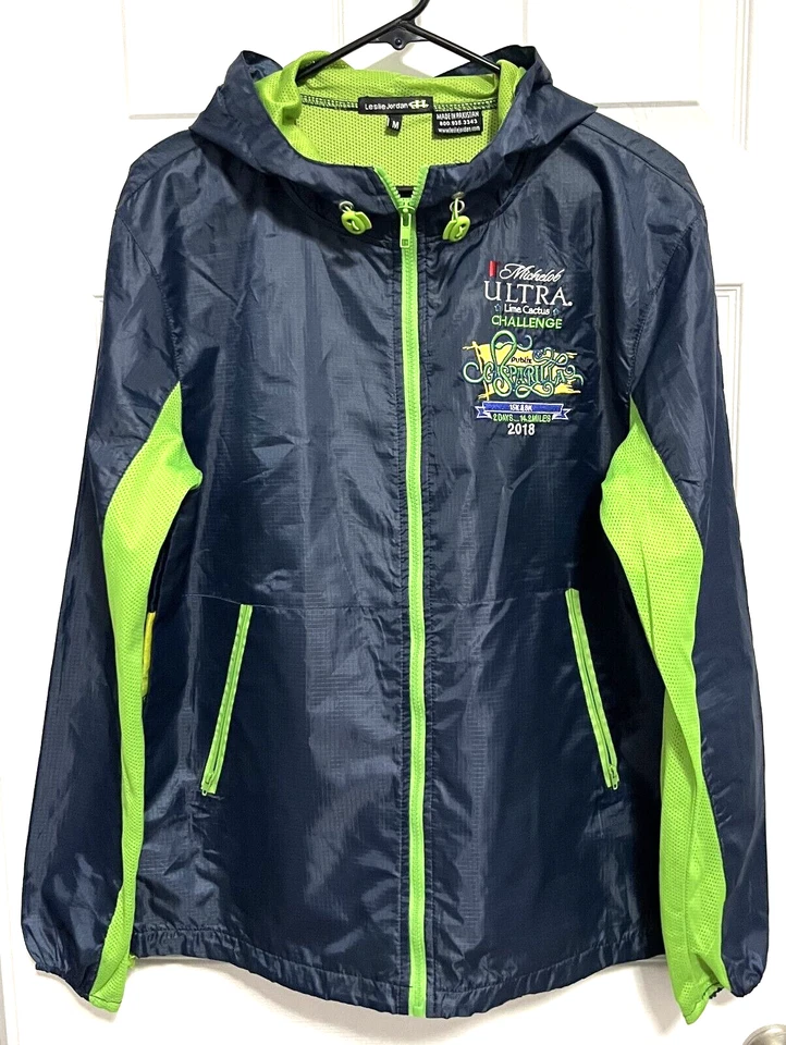 GASPARILLA 2018 Publix Michelob Men Skeleton Windbreaker Jacket M Leslie Jordan - Image 3 of 4