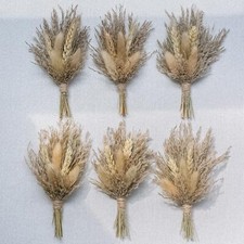 Mini Dried Flower Bouquet Pack of 6 Pampas Dried Flower Bouquet Bridal Shower...