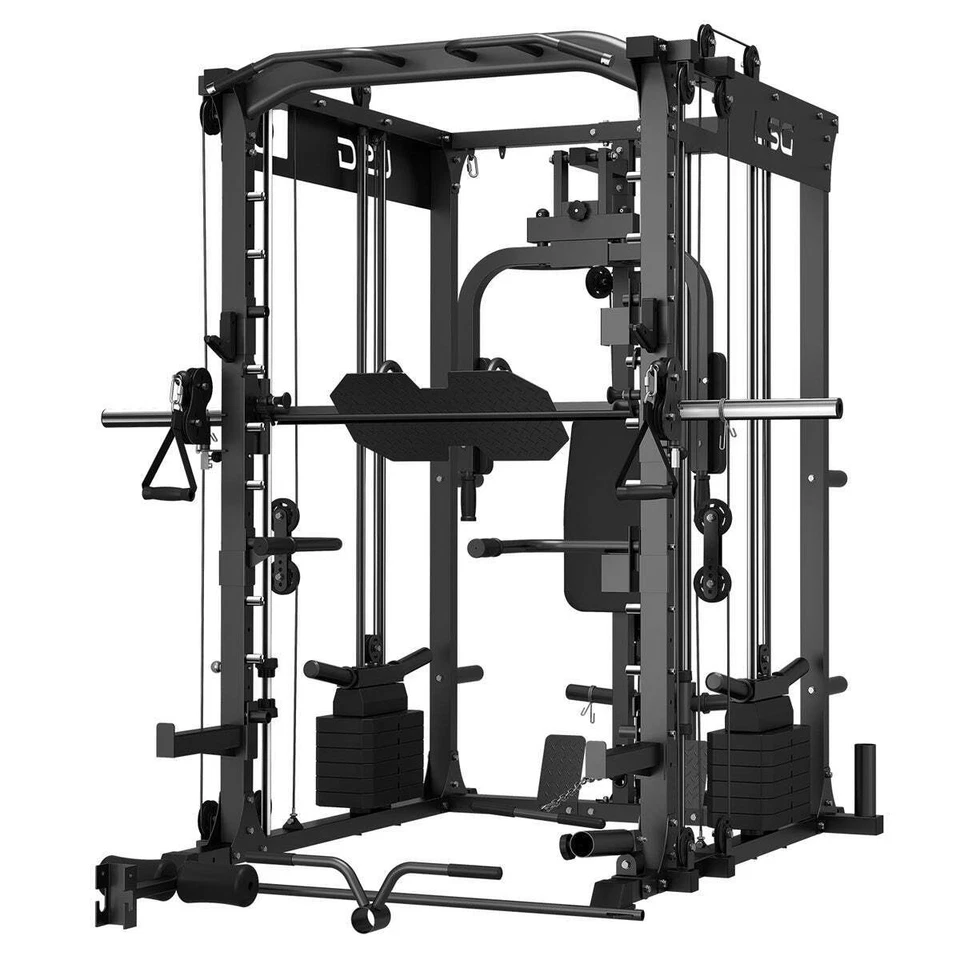 NNEDSZ LSG GRK200 10-in-1 Home Gym Station, Power Rack, Smith Machine and Cable - Image 3 of 4