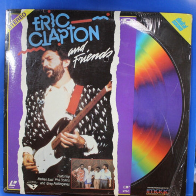 Eric Clapton and Friends (Laserdisc) W/Phil Collins/Nathan East NOT VHS OR DVD