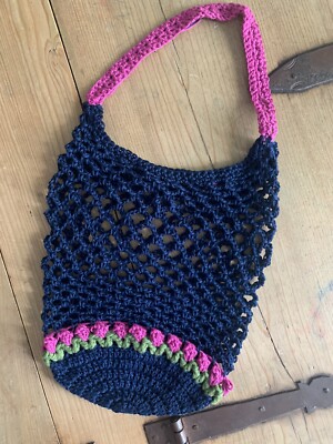 bolsa red Crochet Ganchillo Artesanal Nuevo Bolso Ideal Compra