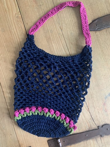 bolsa red Crochet Ganchillo Artesanal Nuevo Bolso Ideal Compra | eBay