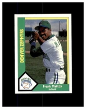 1990 CMC #14 Frank Mattox Denver Zephyrs
