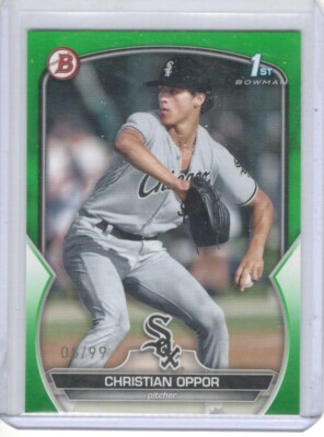 2023 Bowman Draft Paper Christian Oppor Chicago White Sox 1st #BD-82 green 99