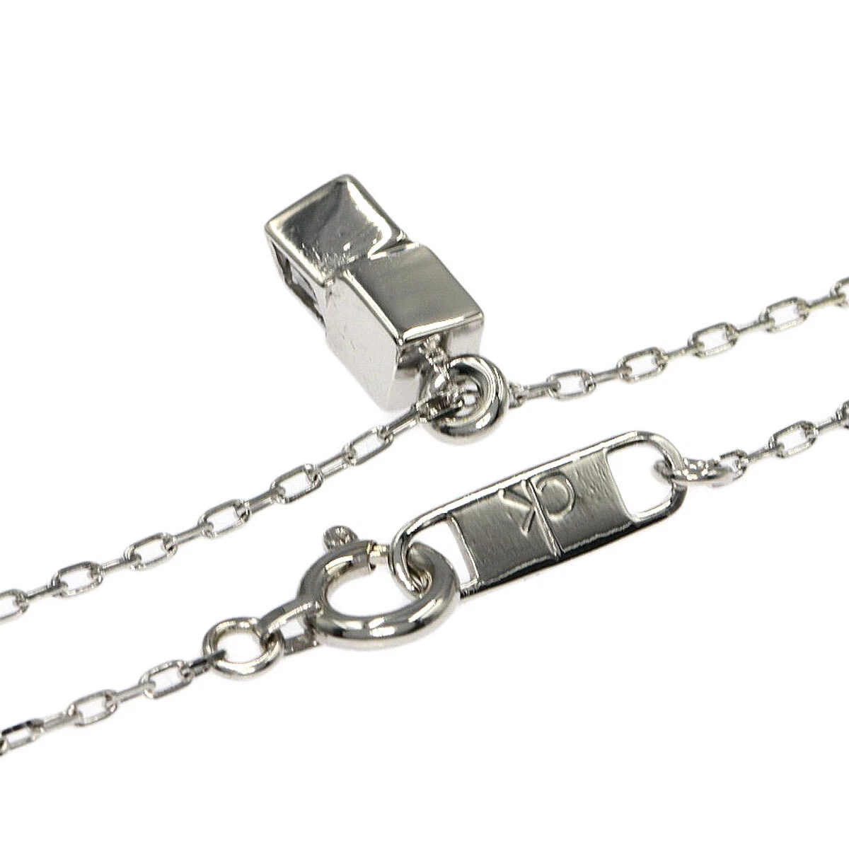 Calvin Klein Necklace Colored stone K10 White Gold eBay