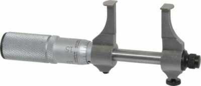 Starrett 1/2 to 1-1/2'' Inside Measurement, Satin Chrome Finish, Mechanical Gr...