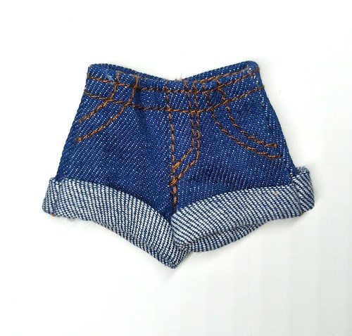 Pantalon élastique jean pour vêtements de poupée 11,5" 1:6 short pour pantalon Blyth 1/6 - Photo 17/20