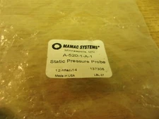 NEW Mamac Systems A-520-1-A-1 Static Pressure Probe  *FREE SHIPPING*