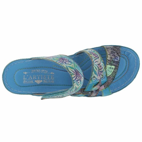 Lartiste Caiman Sandals Aqua Multi New - Picture 3 of 4