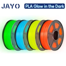 JAYO PLA Glow in The Dark Filament 1.1KG 1.75mm Luminous Neatly Wound Clog-Free