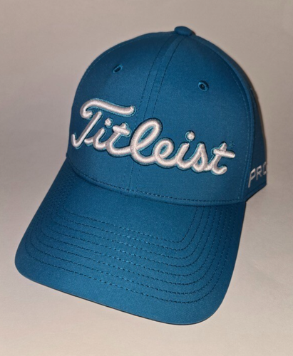 Titleist Men’s Tour Performance Golf Hat FJ Pro V1 NEW NWT Blue White Adjustable