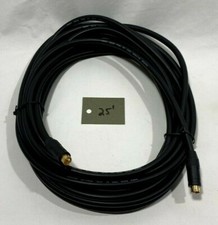 TESTED 1 25FT Gold Plated S-Video Cable TV DVD VCR SAT RCVR CAM PC/TV Card 