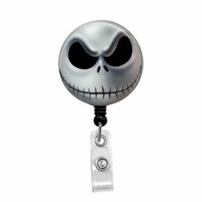 Jack Skellington, Nightmare Before Christmas - Retractable Badge Holder - Badge