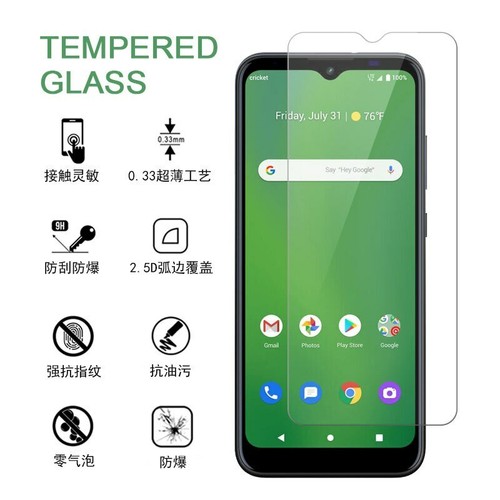 2PCS CRICKET INFLUENCE Cricket MAESTRO PLUS Tempered Glass Film Screen Protector - Photo 3 sur 7