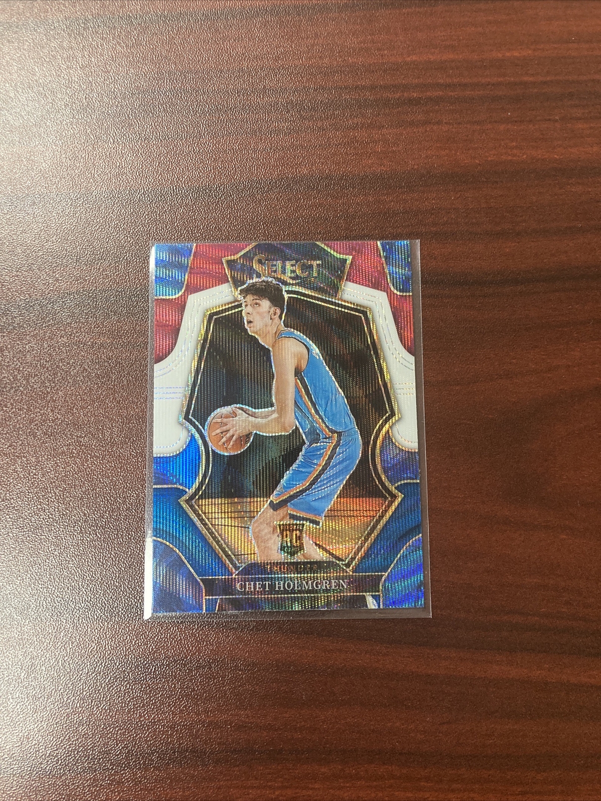 2022-23 Select Chet Holmgren Tri-Color Premier Level Prizm Rookie RC SP #196