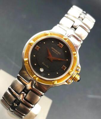 RAYMOND WEIL PARSIFAL GOLD BEZEL 9988 WATCH VERY