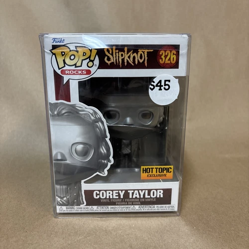 Funko POP! Slipknot Corey Taylor Chrome #326 ~ Hot Topic Exclusive ~ 