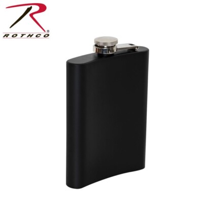 Rothco Stainless Steel Flask - Black