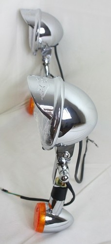 Suzuki Boulevard C50 C90 M50 M90 Motorcycle Cruising Light Bar with Lights Set - Picture 3 of 3