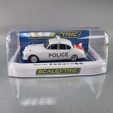 Scalextric C4420TF Jaguar MKII Police Edition 1/32 Slot Car Lights DPR