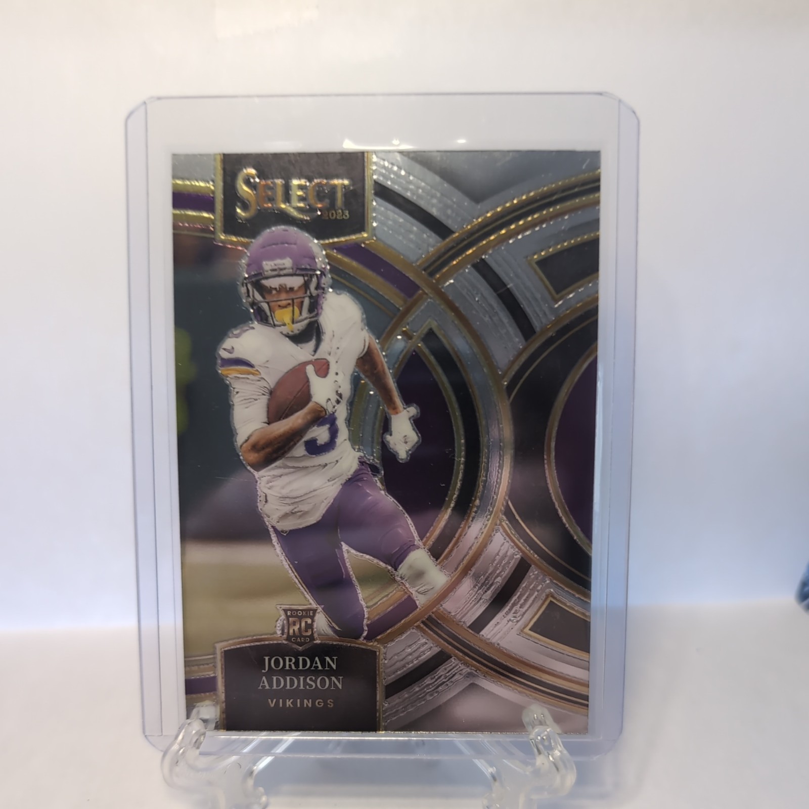 JORDAN ADDISON 2023 SELECT SILVER PRIZM PREMIER LEVEL ROOKIE RC