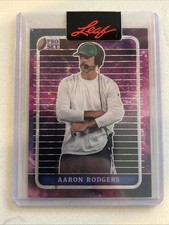 2024 Leaf Pro Set Shimmer Pre-Production Proof AARON RODGERS #1/1! Steelers!