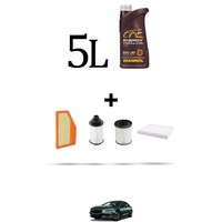 Hoffcar Servicekit 4 Filter Und 5L ÖL FüR Opel Insignia B 2.0 Diesel 125Kw Ab