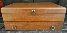 Reed & Barton Handcrafted Flatware Chest One Drawer Storage Box Tarnish Proof