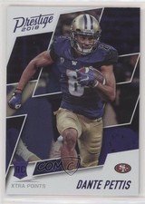 2018 Panini Prestige Rookie Xtra Points Purple Dante Pettis #291 b6s