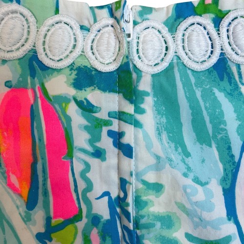 Lilly Pulitzer Girls Multi-Color Nautical Dress With Embellished Neck Sz 8 - Picture 5 of 9