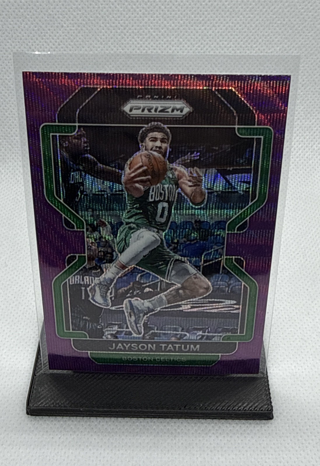 2021-22 Panini Prizm - Jayson Tatum #13 Purple Wave Prizm