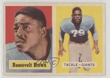 1957 Topps Rosey Brown Roosevelt Brown #11 HOF 16ez
