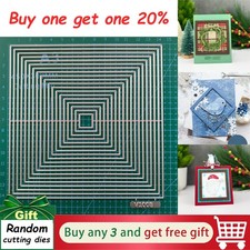 Basic Shapes Squares Cutting Dies Scrapbook Paper Card Embossing Stencils Crafts