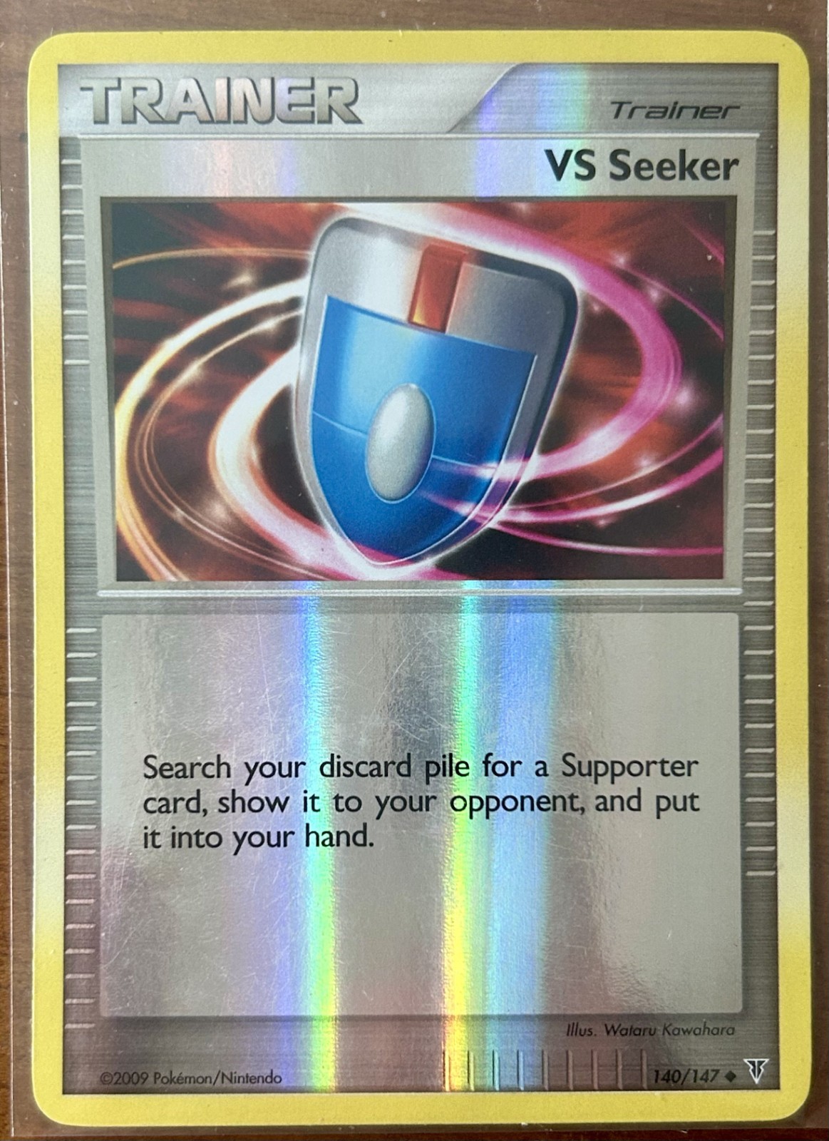 Pokémon VS Seeker Trainer 140/147 2009, Reverse Holo, Supreme Victors, Near Mint