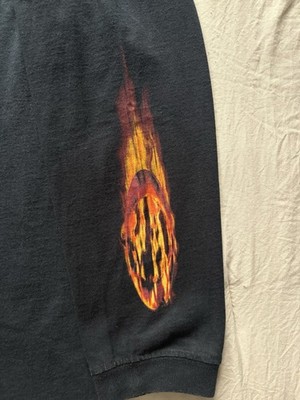 Vintage 90's Oakley Software USA Long Sleeve Flame Tee Size 2XL | eBay