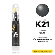 Lackstift Für Nissan Navara K21 Gray Set Profi Steinschlag Reparatur Lackstift