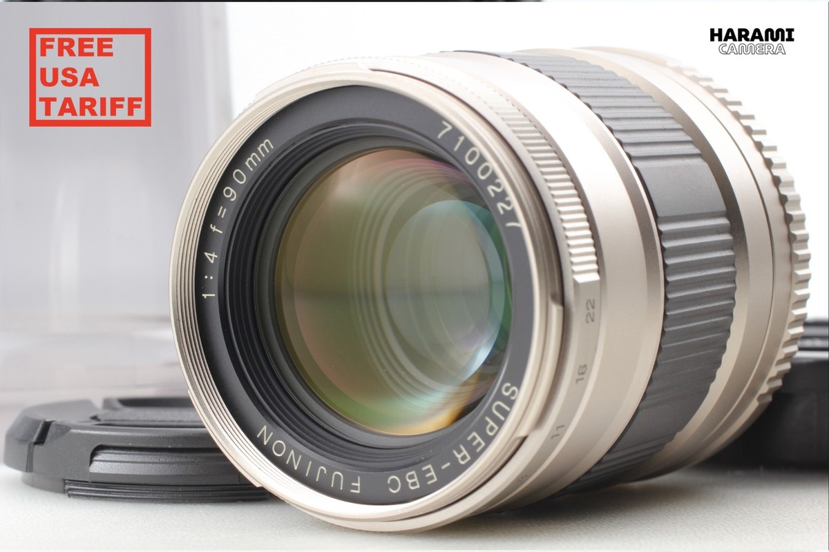 TX-1 用レンズ　SUPER-EBC FUJINON 1:4 90mm Almost MINT] Fujifilm Super EBC Fujinon 90mm F/4 Lens For Fuji TX