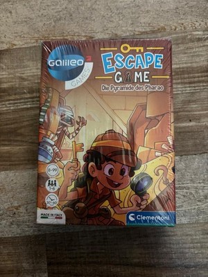 Clementoni Escape Game - Die Pyramide des Pharao - Gesellschaftsspiel für KInder